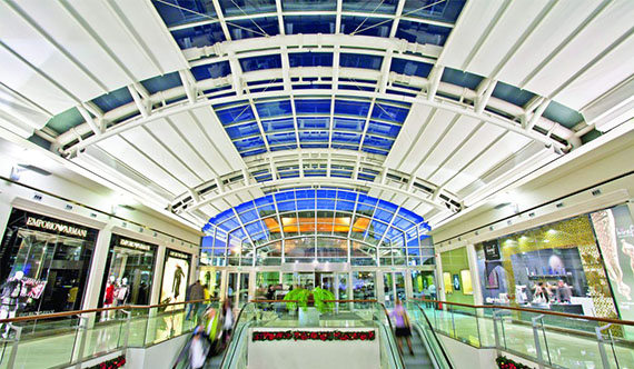 Cosmo series as curved retractable roof