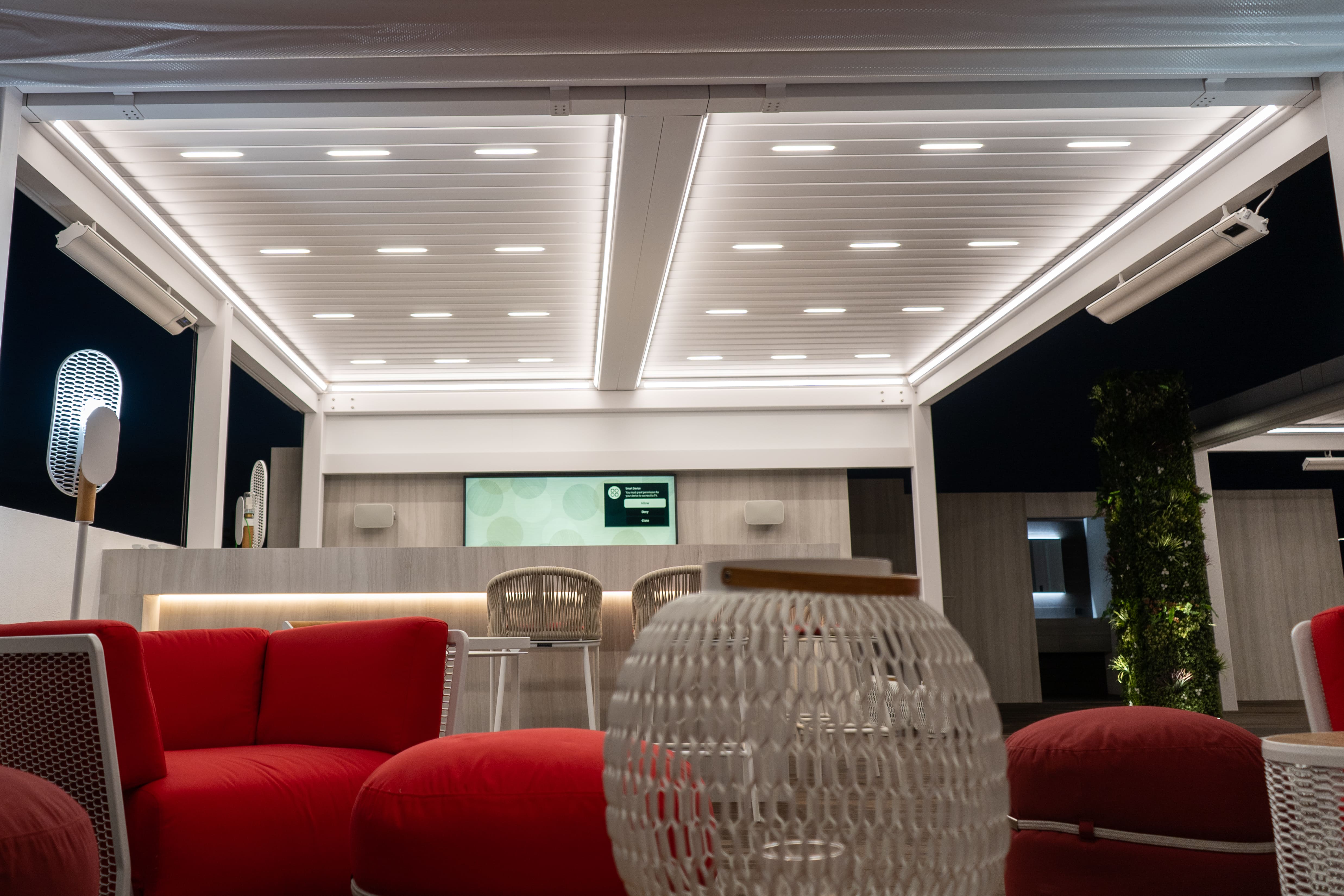 Luxurious Skyroof Plus Pergola Design for Palm Jumeirah Villa Terrace